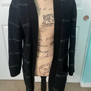 Alfani Black and silver Knit Sweater